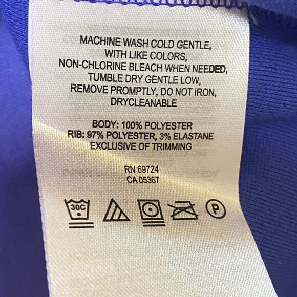 Columbia Purple/Orange Qtr Zip Fleece Pullover - Picture 8 of 8